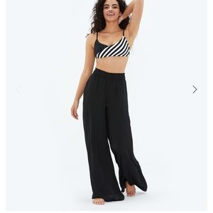 Summersalt black the perfect palazzo pant M